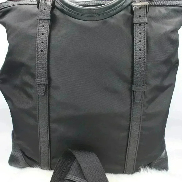 Burberry Urban Black Large Black Nylon/Leather trim 2 way bag - Picture 5 of 16